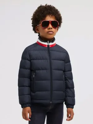 Moncler Enfant Jungen Daunengefütterte Vashiti Jacke in Marine