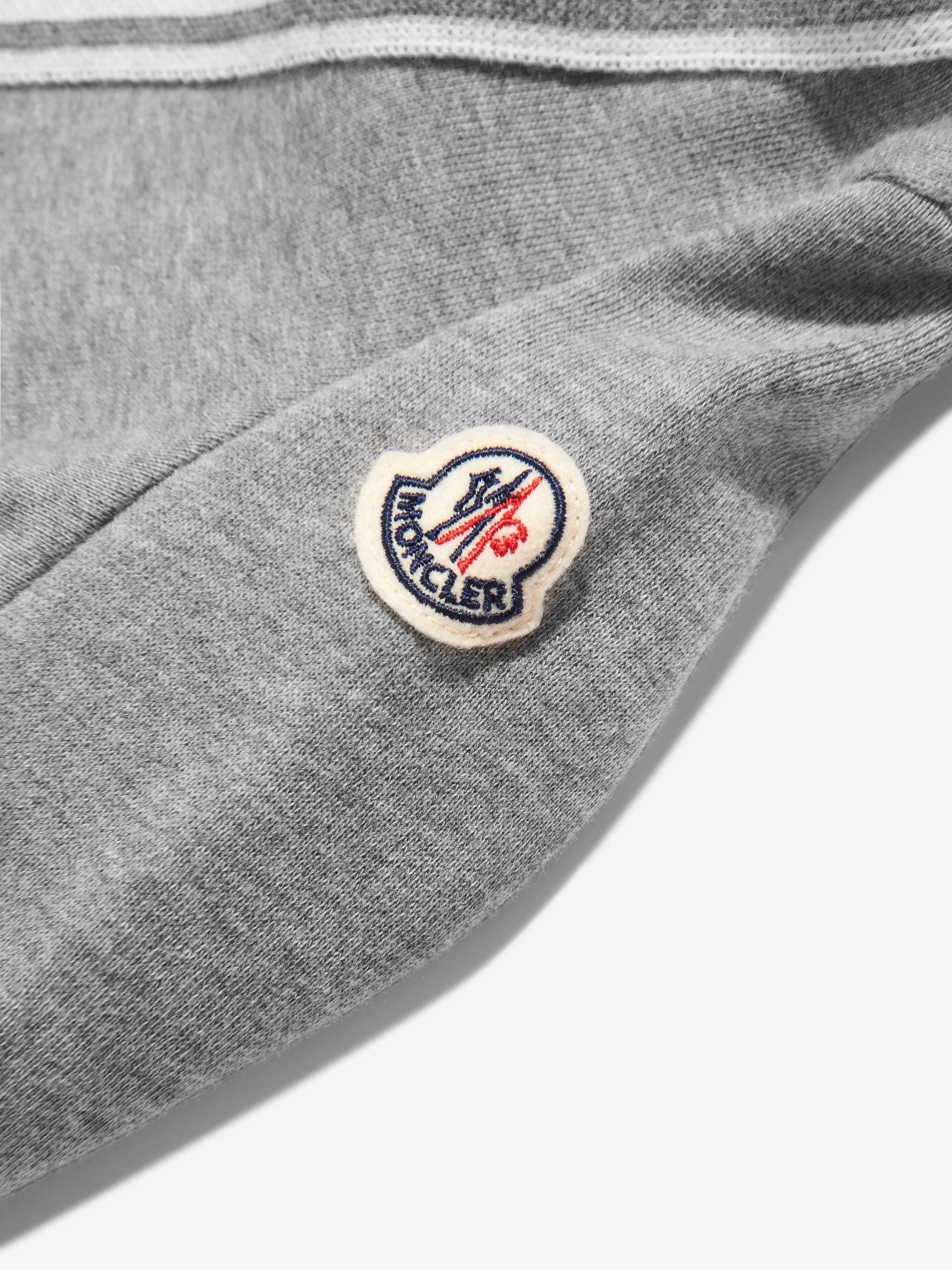 Moncler Enfant Jungen Grafik-Logo Kapuzenpullover mit Reißverschluss