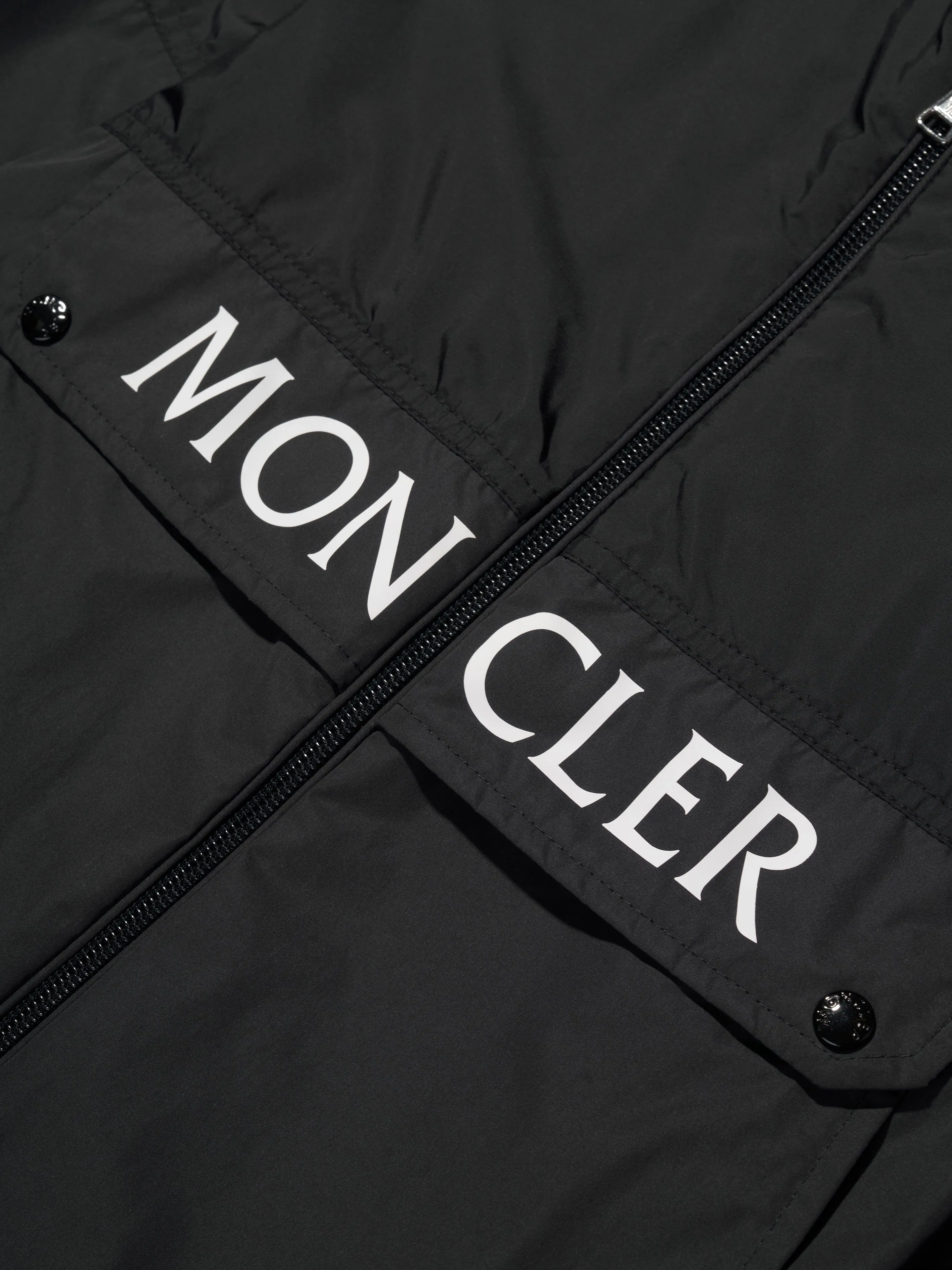 Moncler Enfant Joly Jacke für Jungen in Schwarz