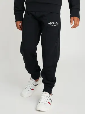 Moncler Enfant Jogginghose mit Logo für Jungen in Schwarz