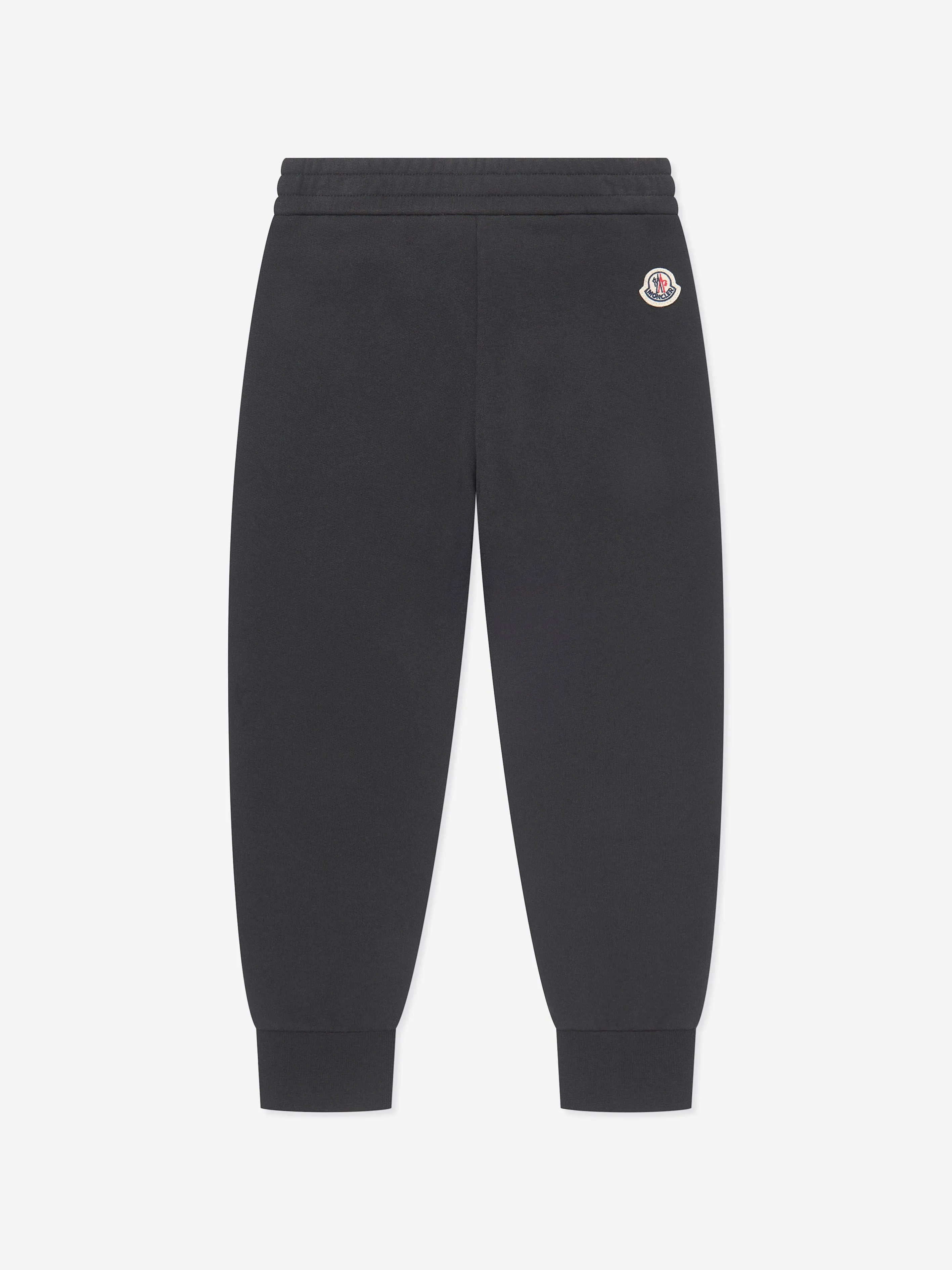 Moncler Enfant Jogginghose mit Logo für Jungen in Schwarz