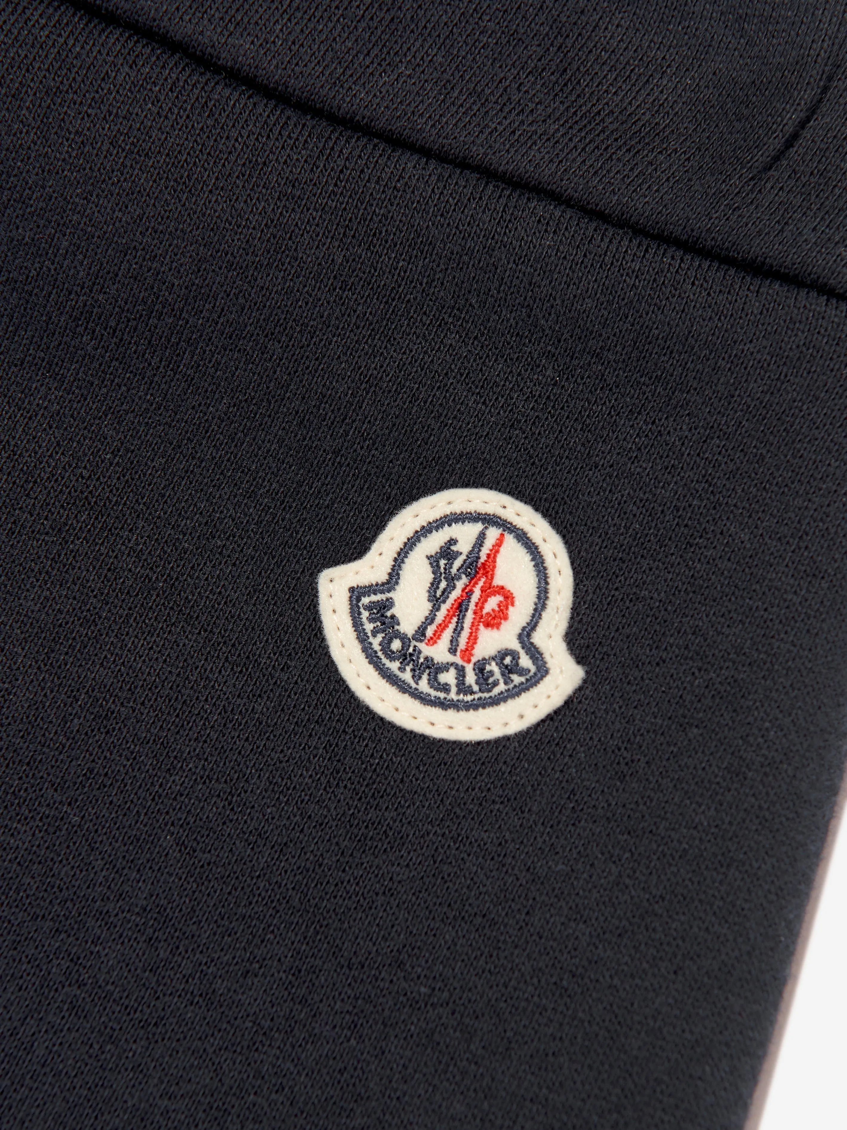 Moncler Enfant Jogginghose für Jungen mit Logo in Marineblau