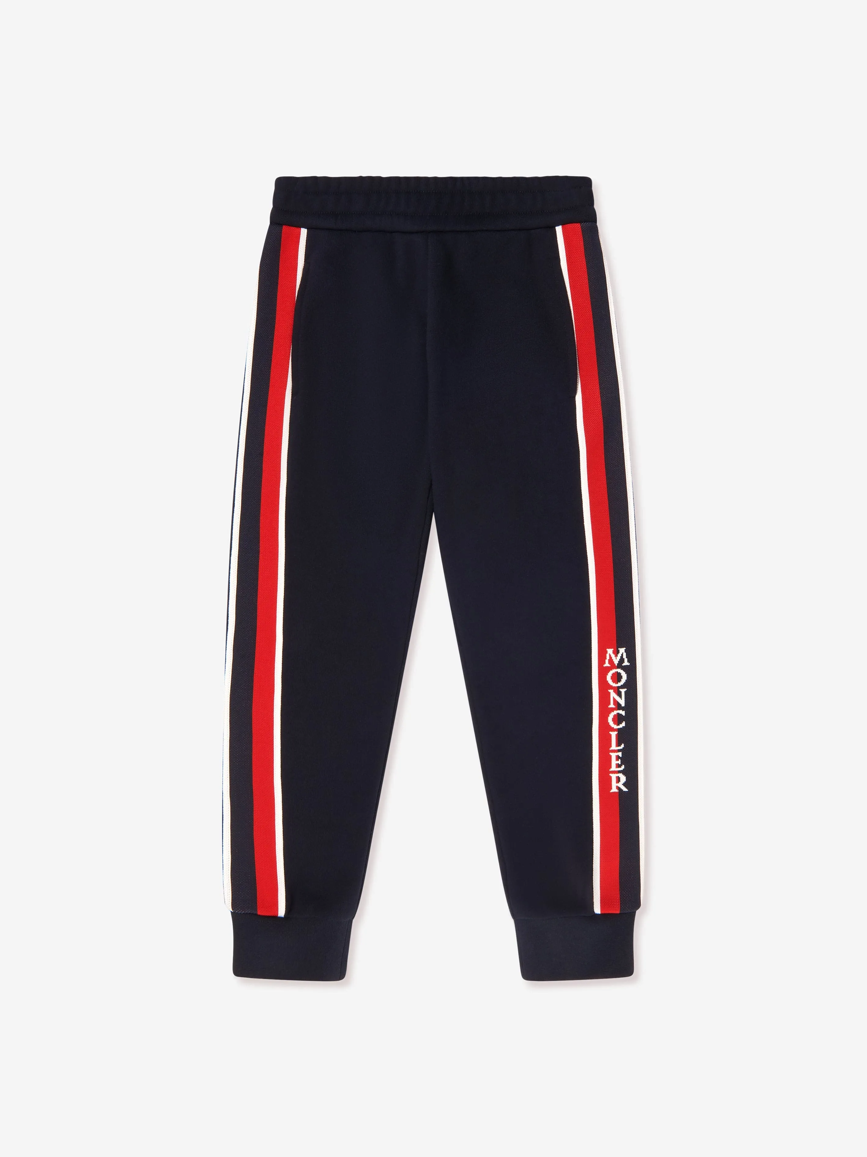Moncler Enfant Jogginghose mit Logo für Jungen in Marineblau