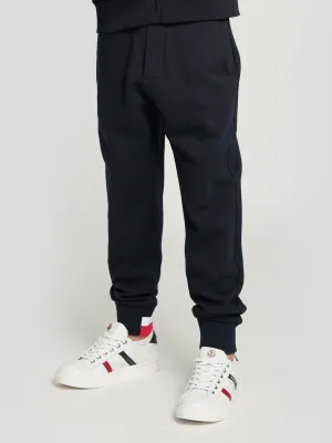 Moncler Enfant Jogginghose für Jungen mit Logo in Marineblau