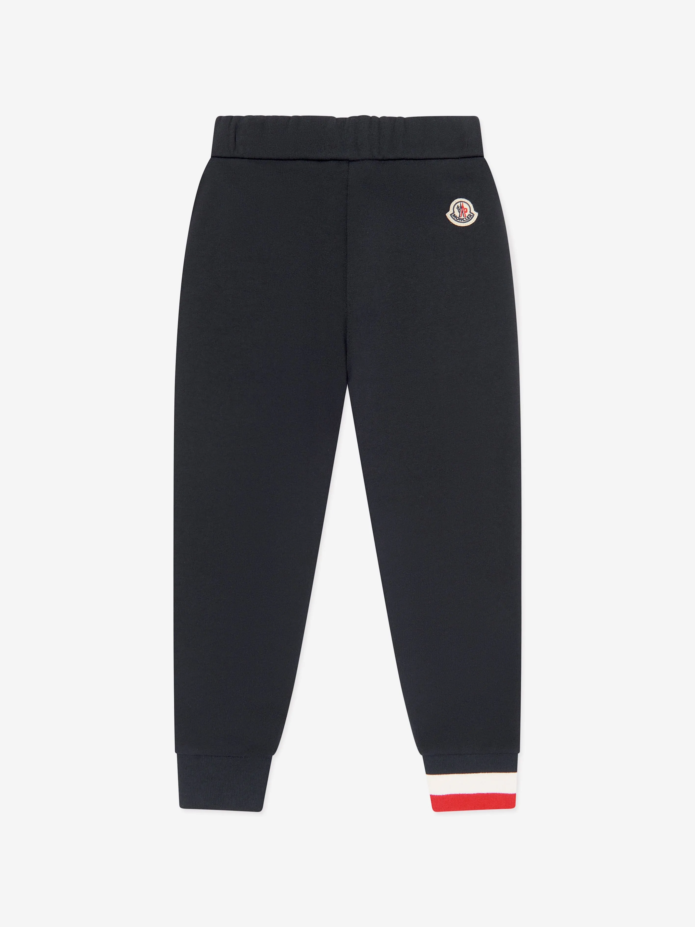 Moncler Enfant Jogginghose für Jungen mit Logo in Marineblau