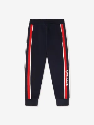 Moncler Enfant Jogginghose mit Logo für Jungen in Marineblau