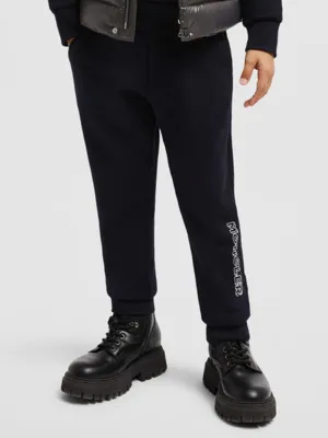 Moncler Enfant Jogginghose mit Logo für Jungen in Marineblau