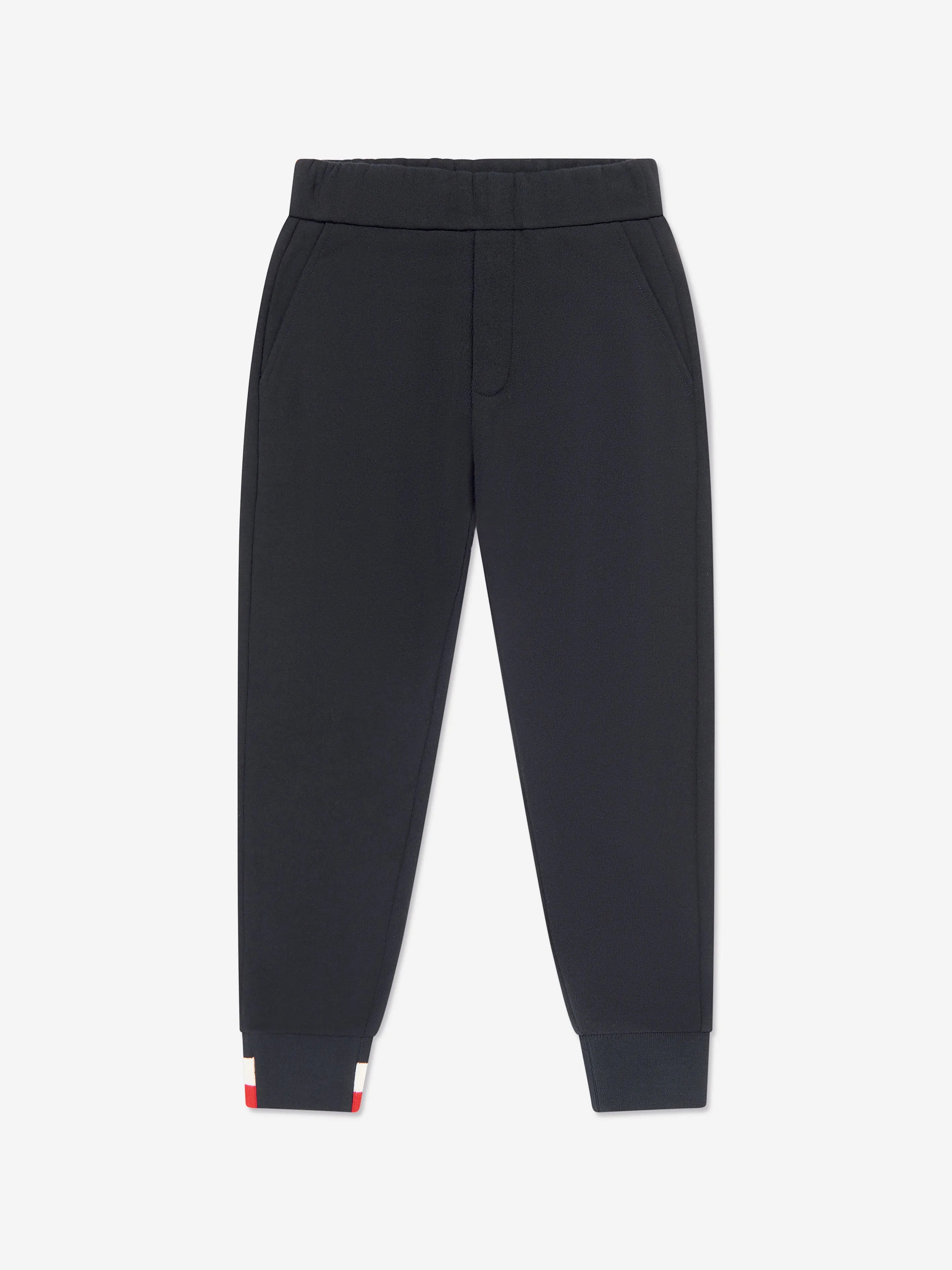 Moncler Enfant Jogginghose für Jungen mit Logo in Marineblau