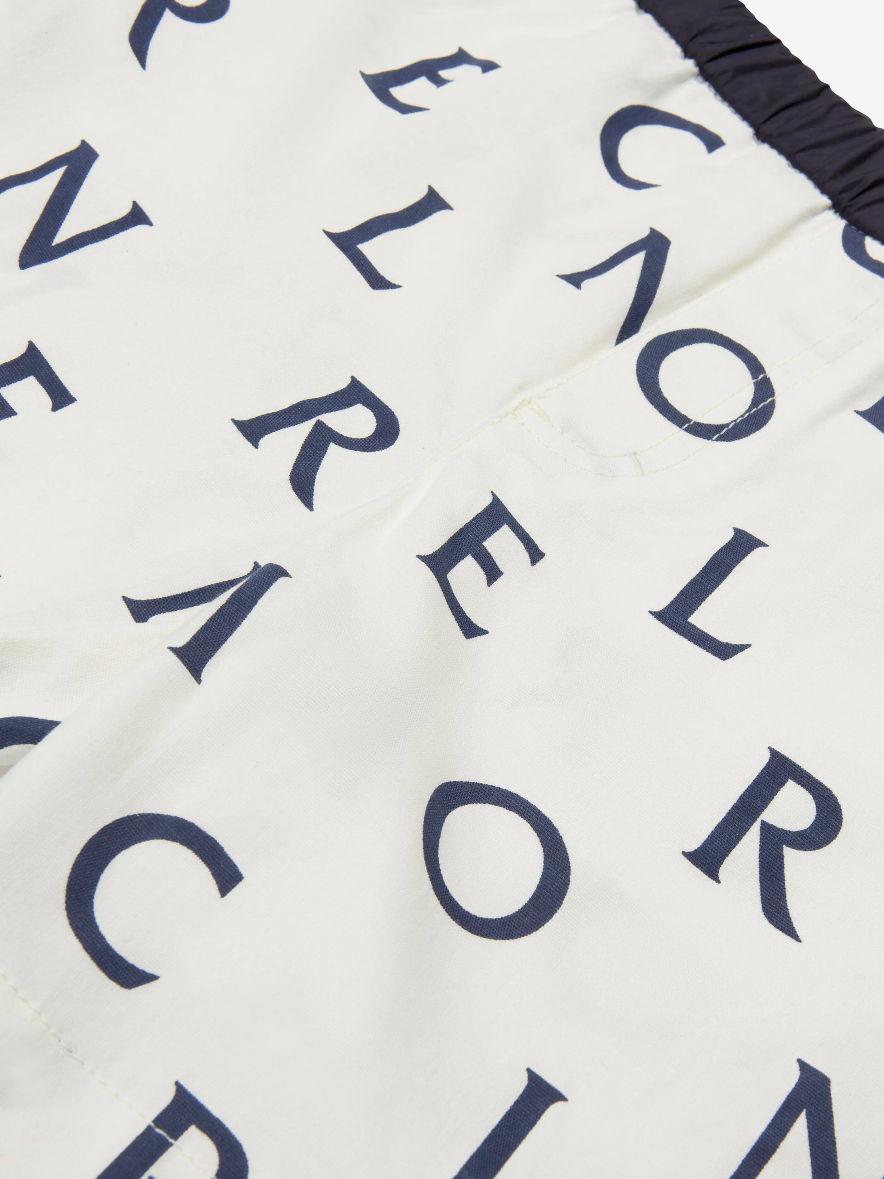 Moncler Enfant Jungen Logo Print Shorts