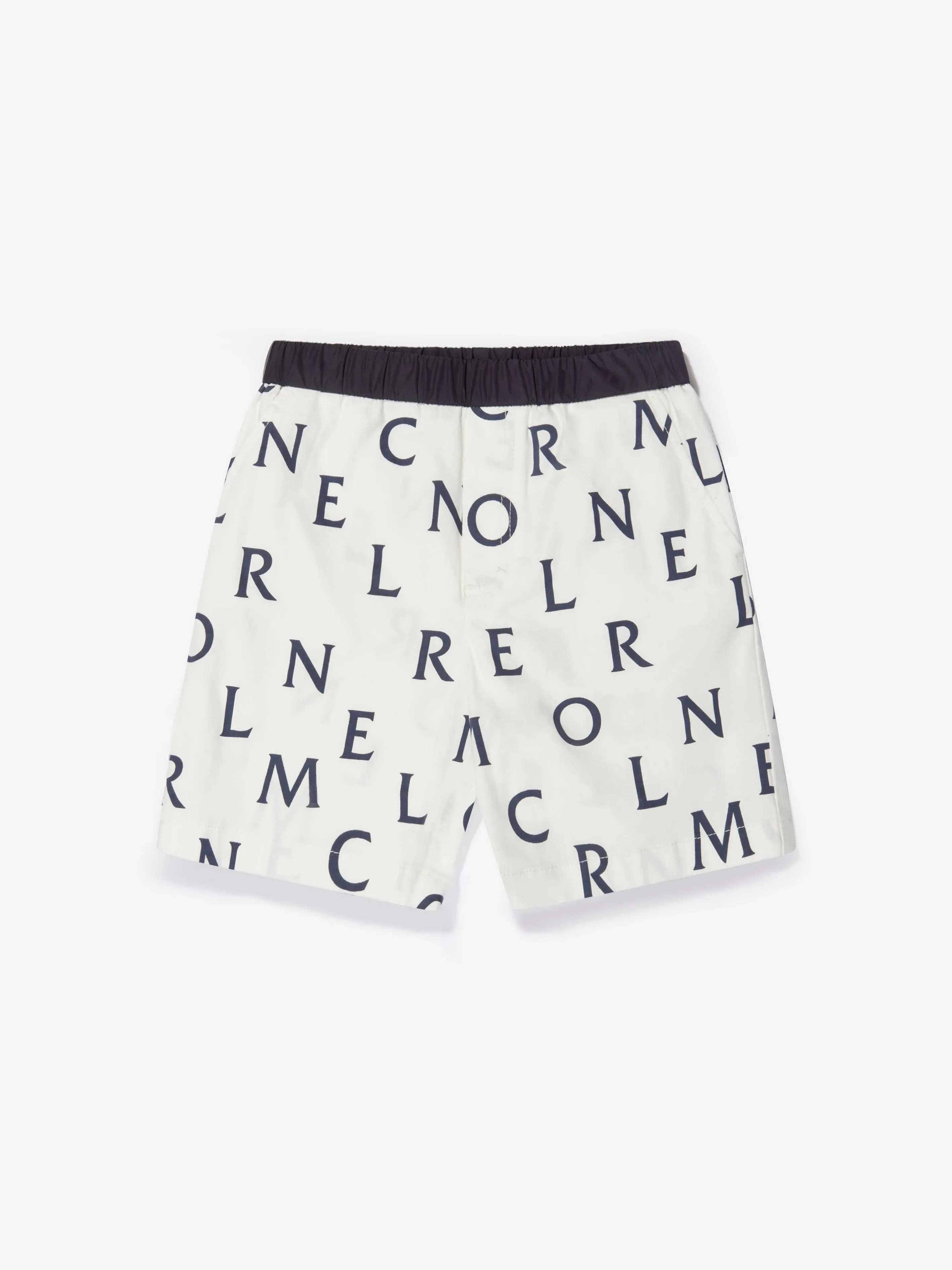 Moncler Enfant Jungen Logo Print Shorts