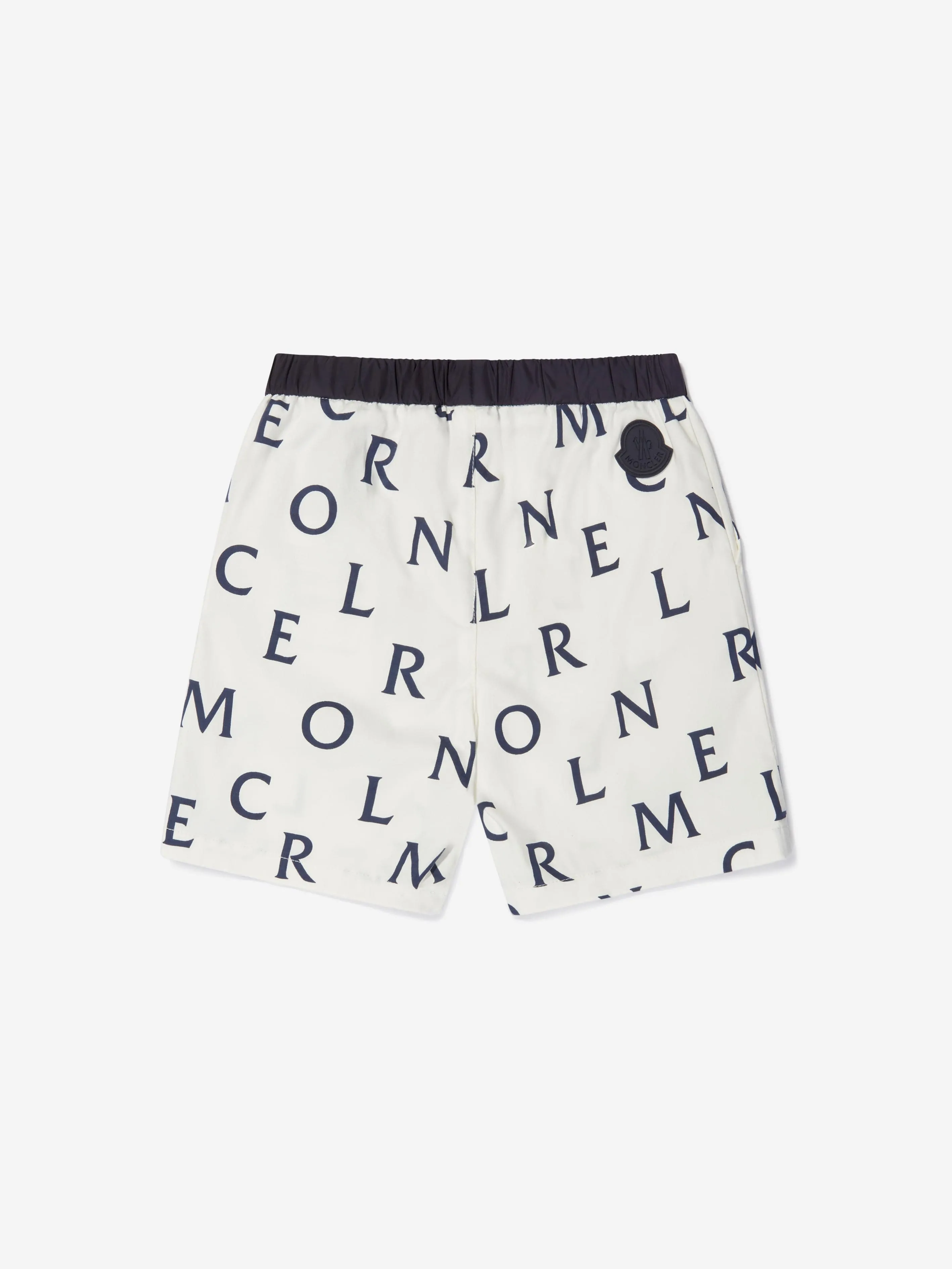 Moncler Enfant Jungen Logo Print Shorts