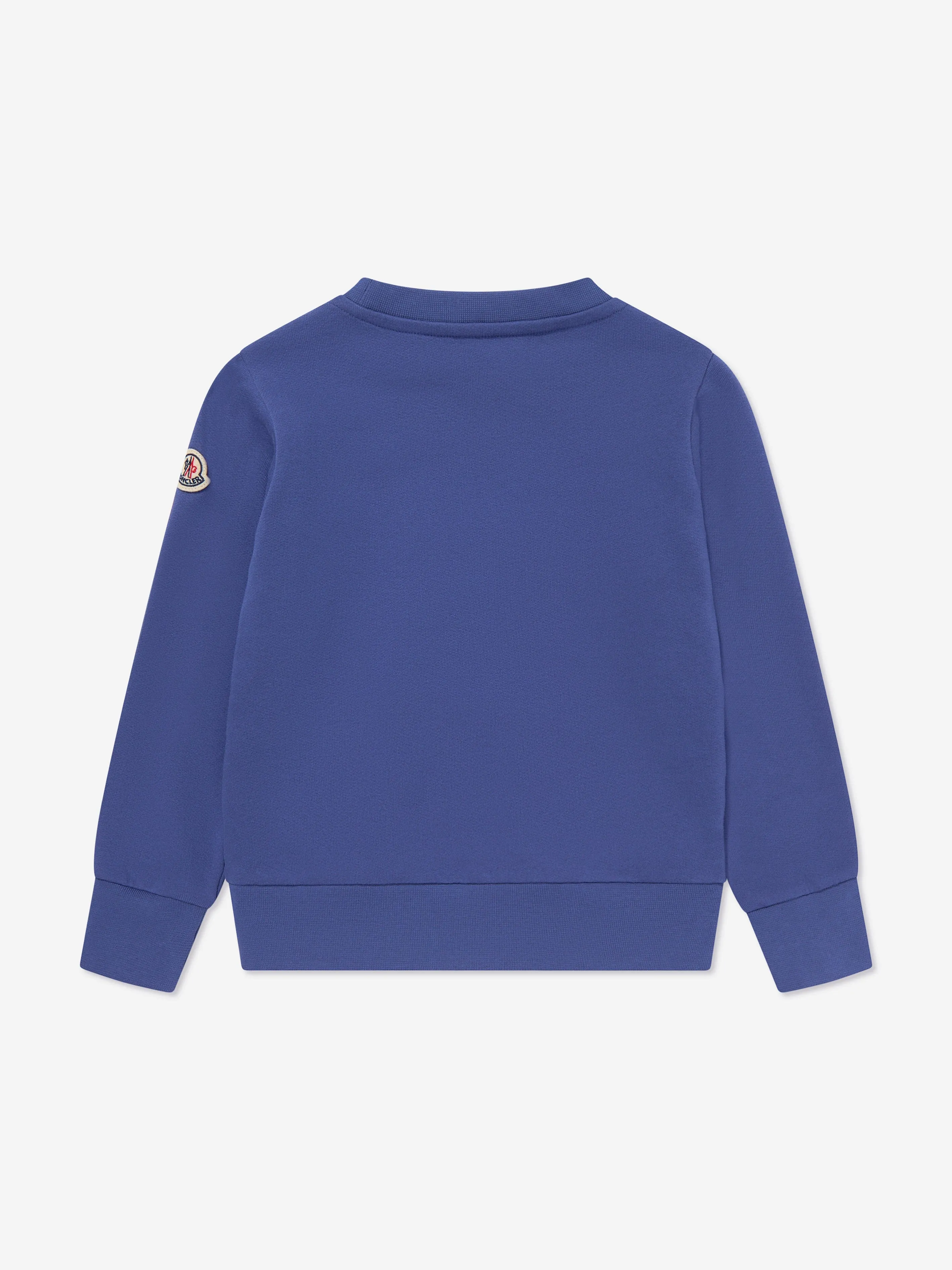 Moncler Enfant Jungen Logo-Sweatshirt in Blau