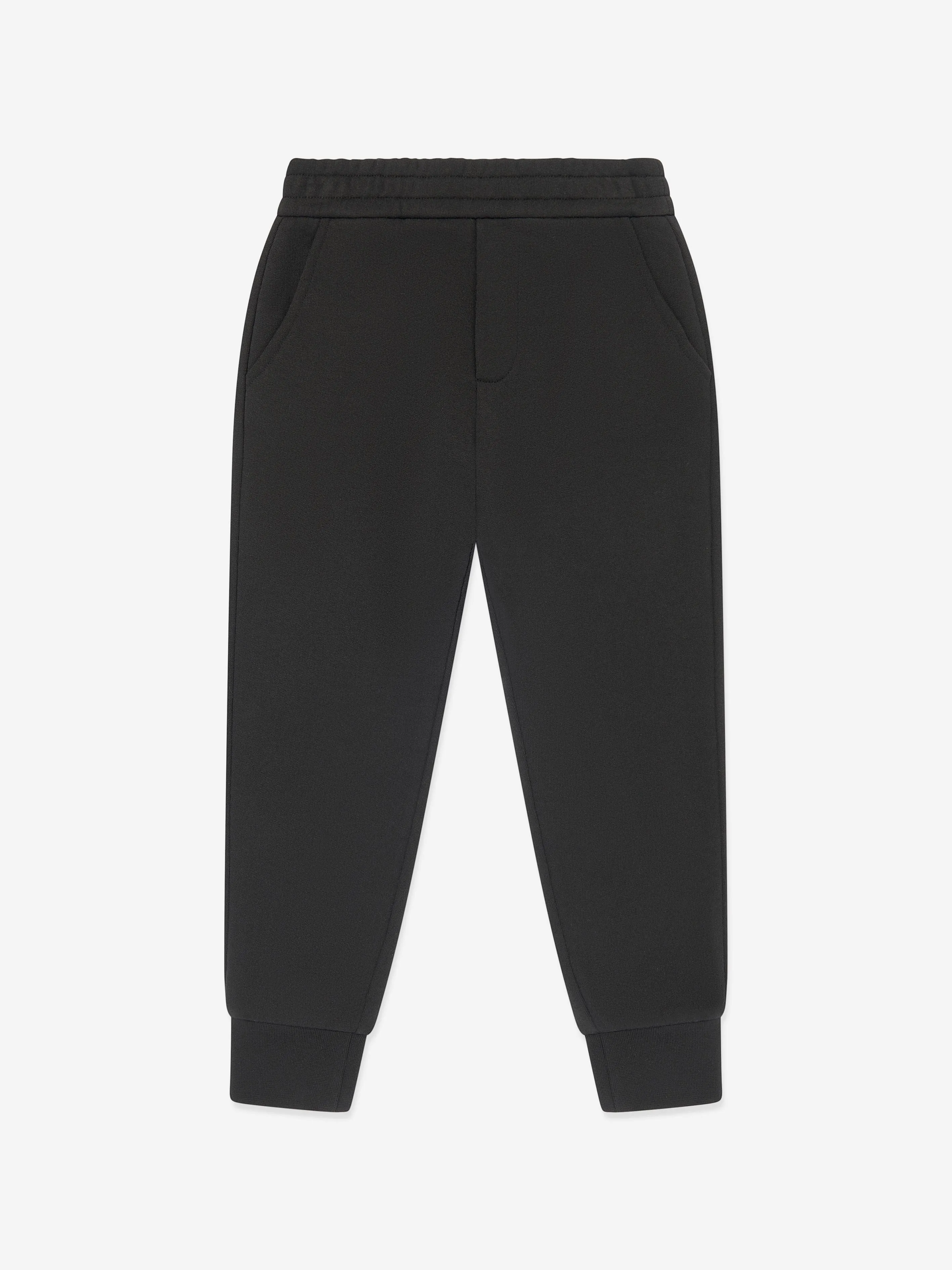 Moncler Enfant Jungen Logo-Tracksuit in Schwarz