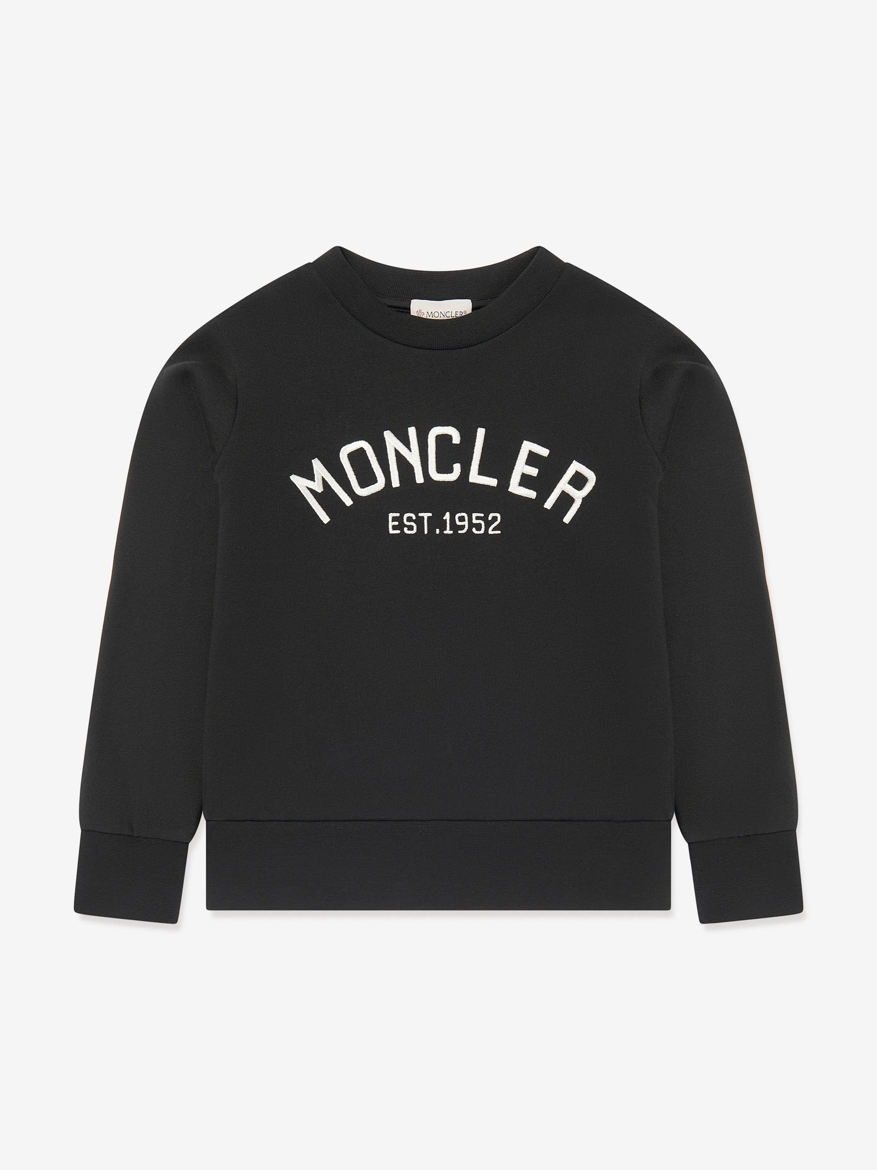 Moncler Enfant Jungen Logo-Tracksuit in Schwarz