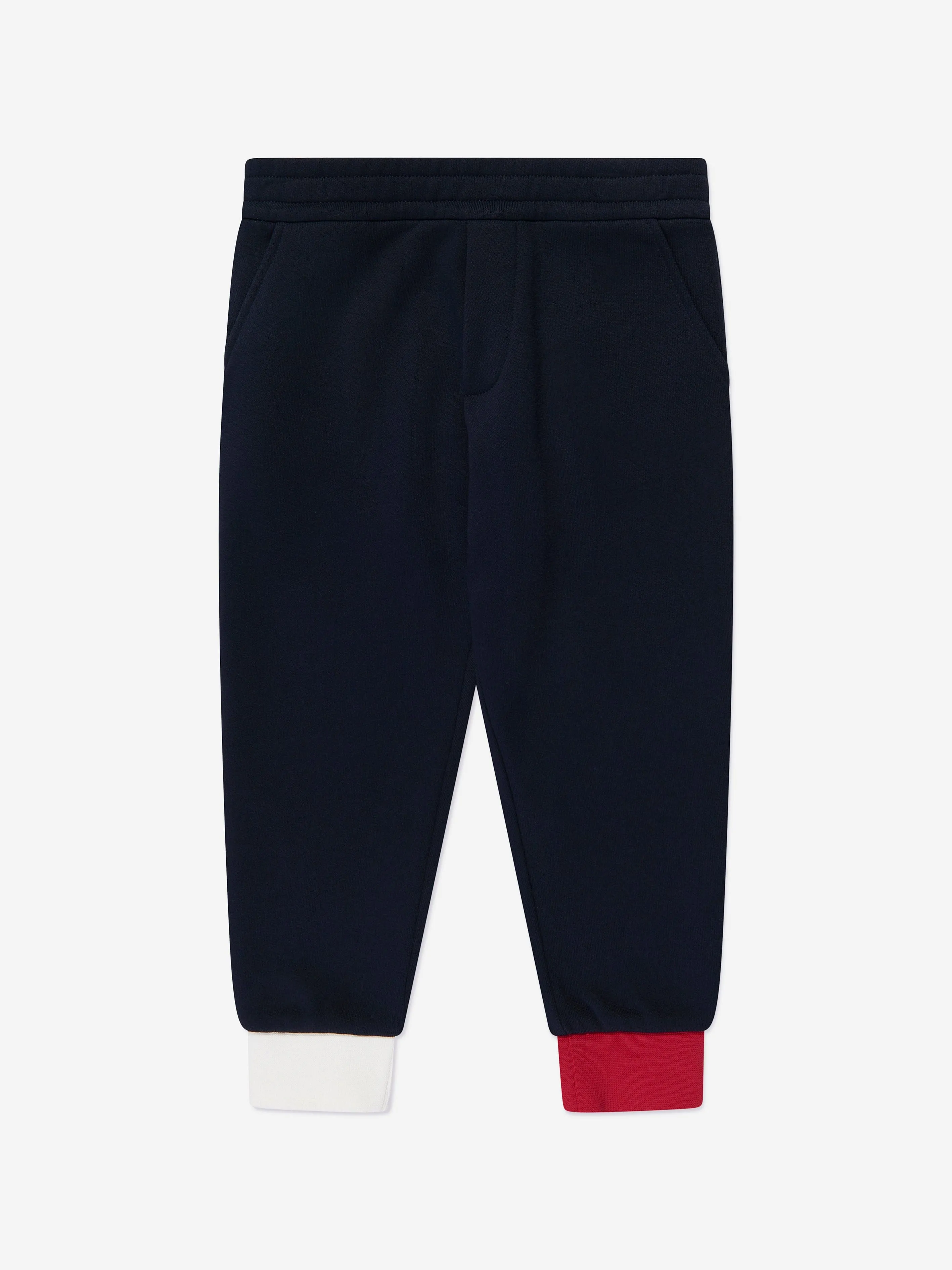 Moncler Enfant Jungen Logo-Tracksuit in Marineblau