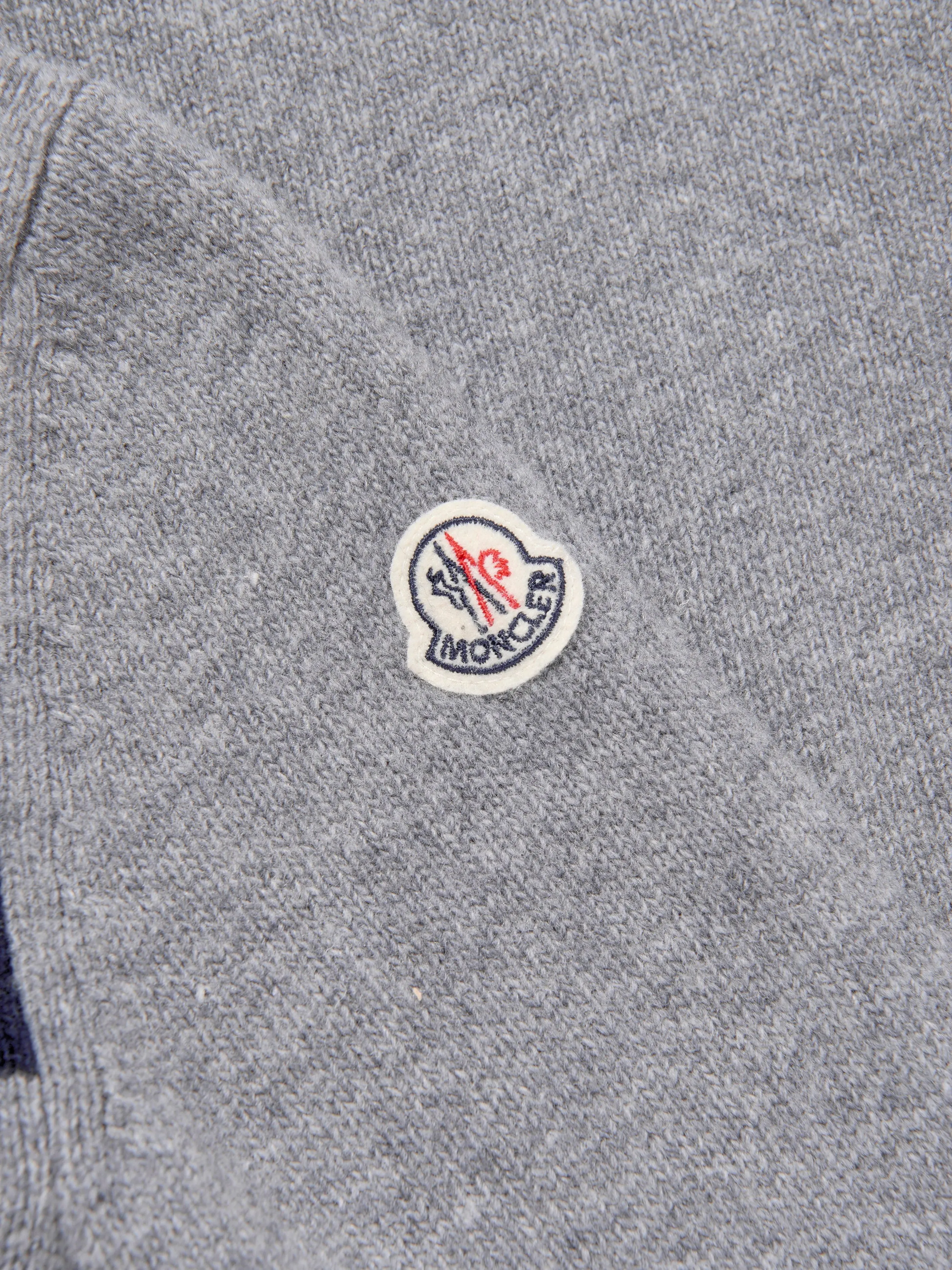 Moncler Enfant Jungen Wollpullover in Grau