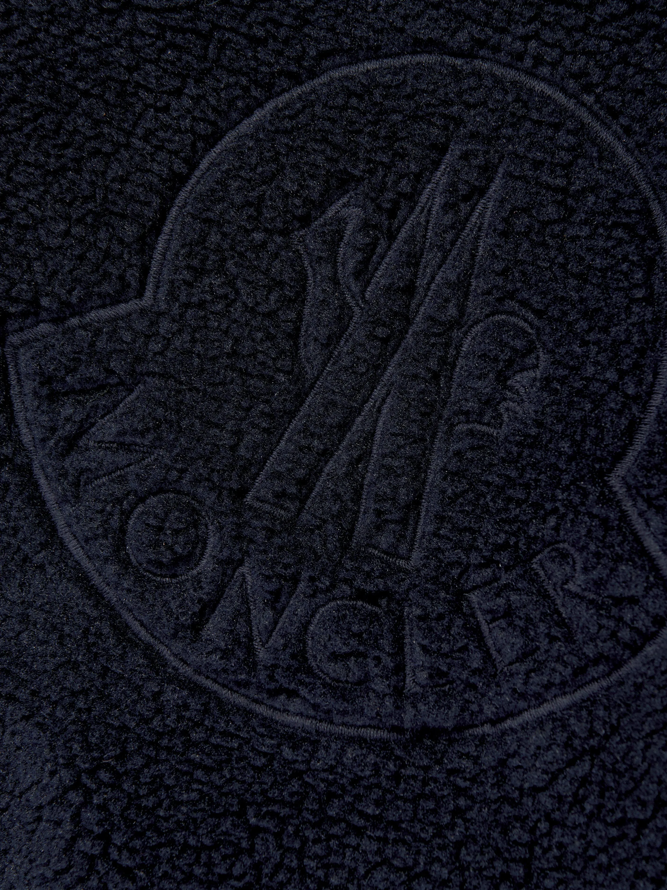 Moncler Enfant Jungen Reißverschluss Cardigan in Marineblau