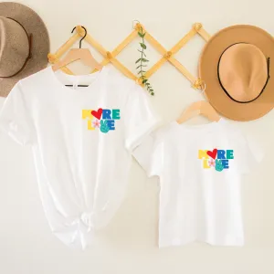 More Love Pride Matching Pocket Logo T-Shirt maternity wear outlet