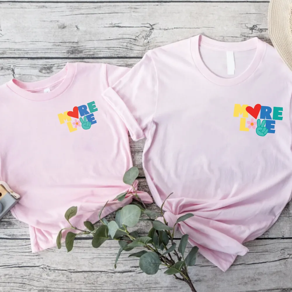 More Love Pride Matching Pocket Logo T-Shirt