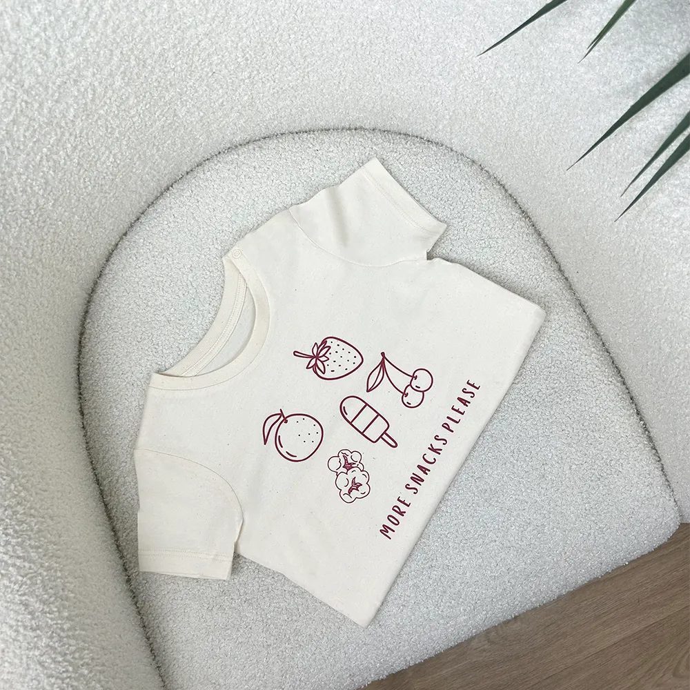 More Snacks Please Kids Graphic T-Shirt girls pajamas promo