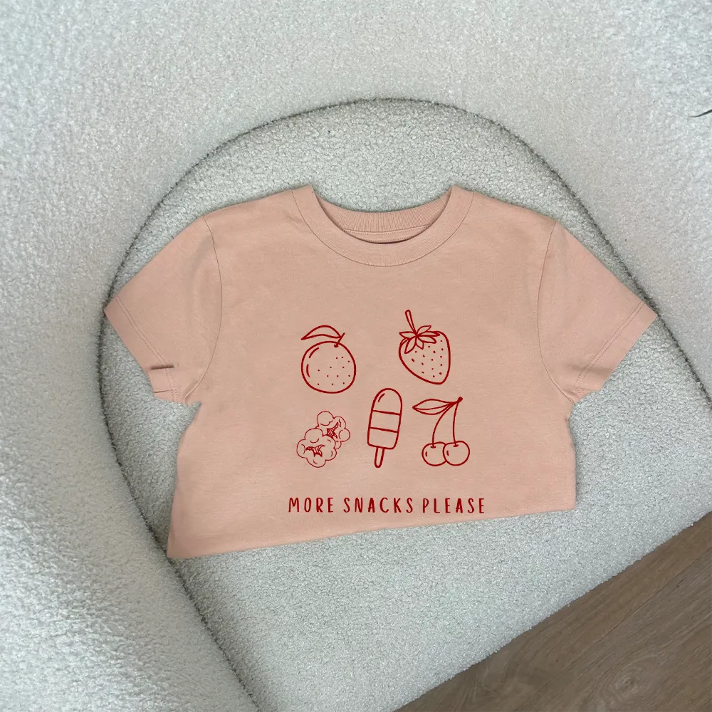 More Snacks Please Kids Graphic T-Shirt