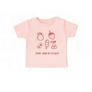 More Snacks Please Kids Graphic T-Shirt girls pajamas promo