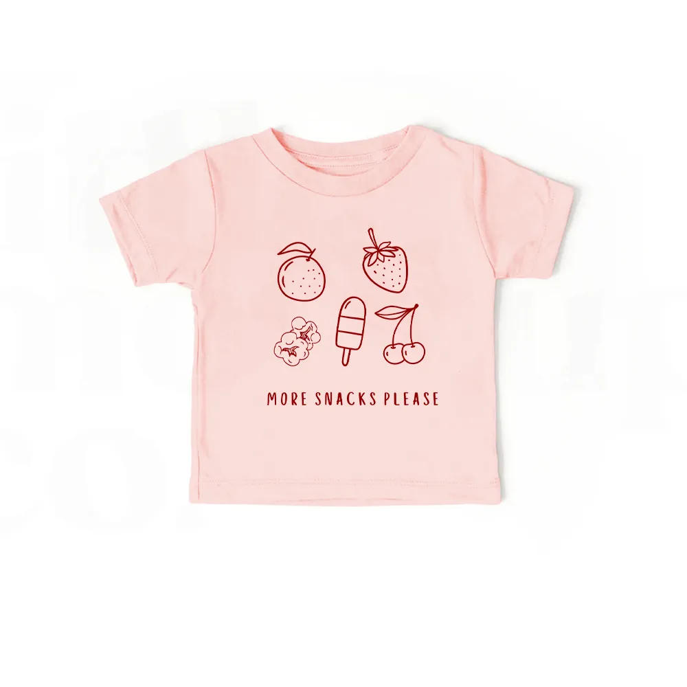 More Snacks Please Kids Graphic T-Shirt