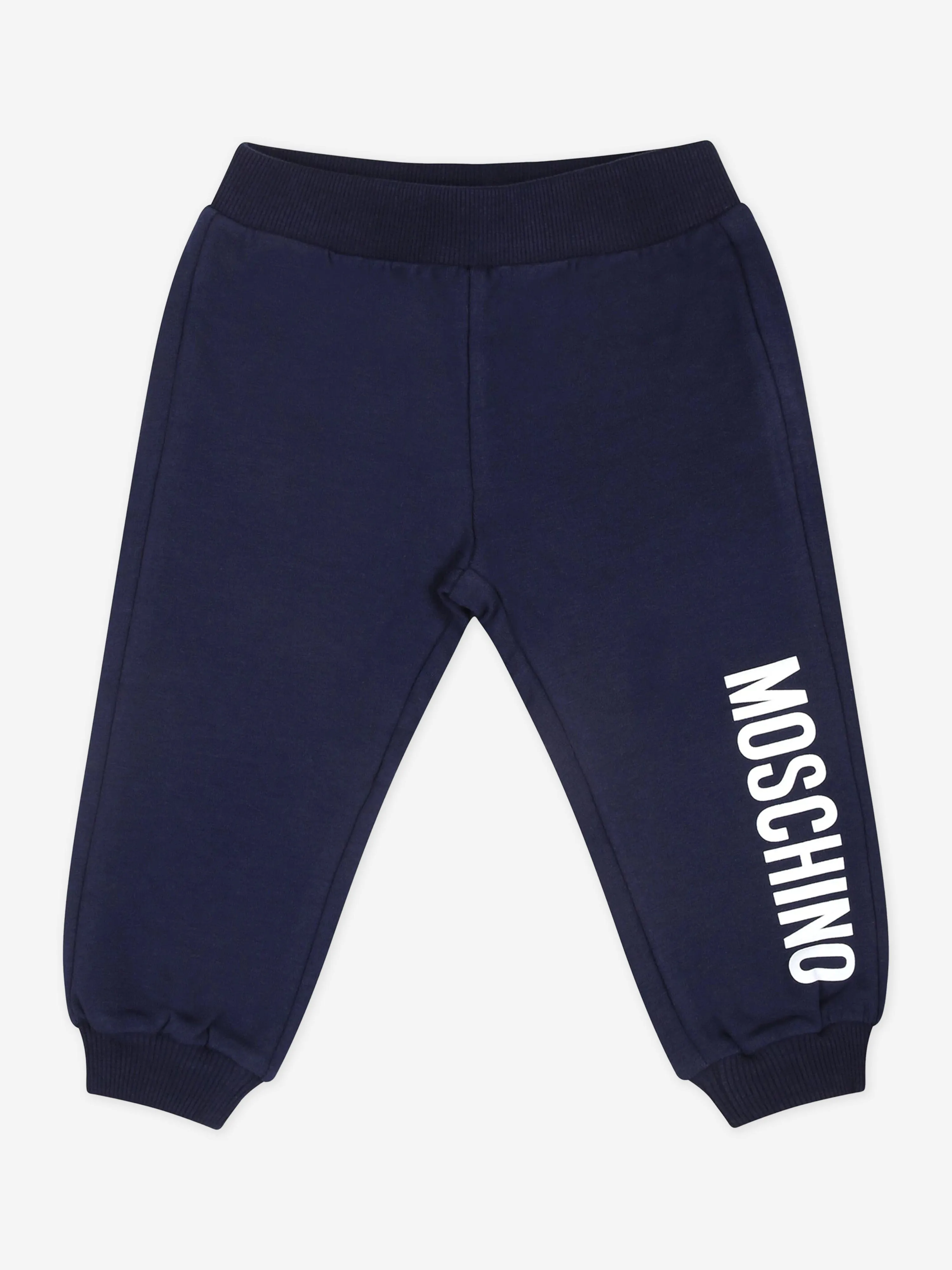 Moschino Baby Logo Joggerhose in Marineblau