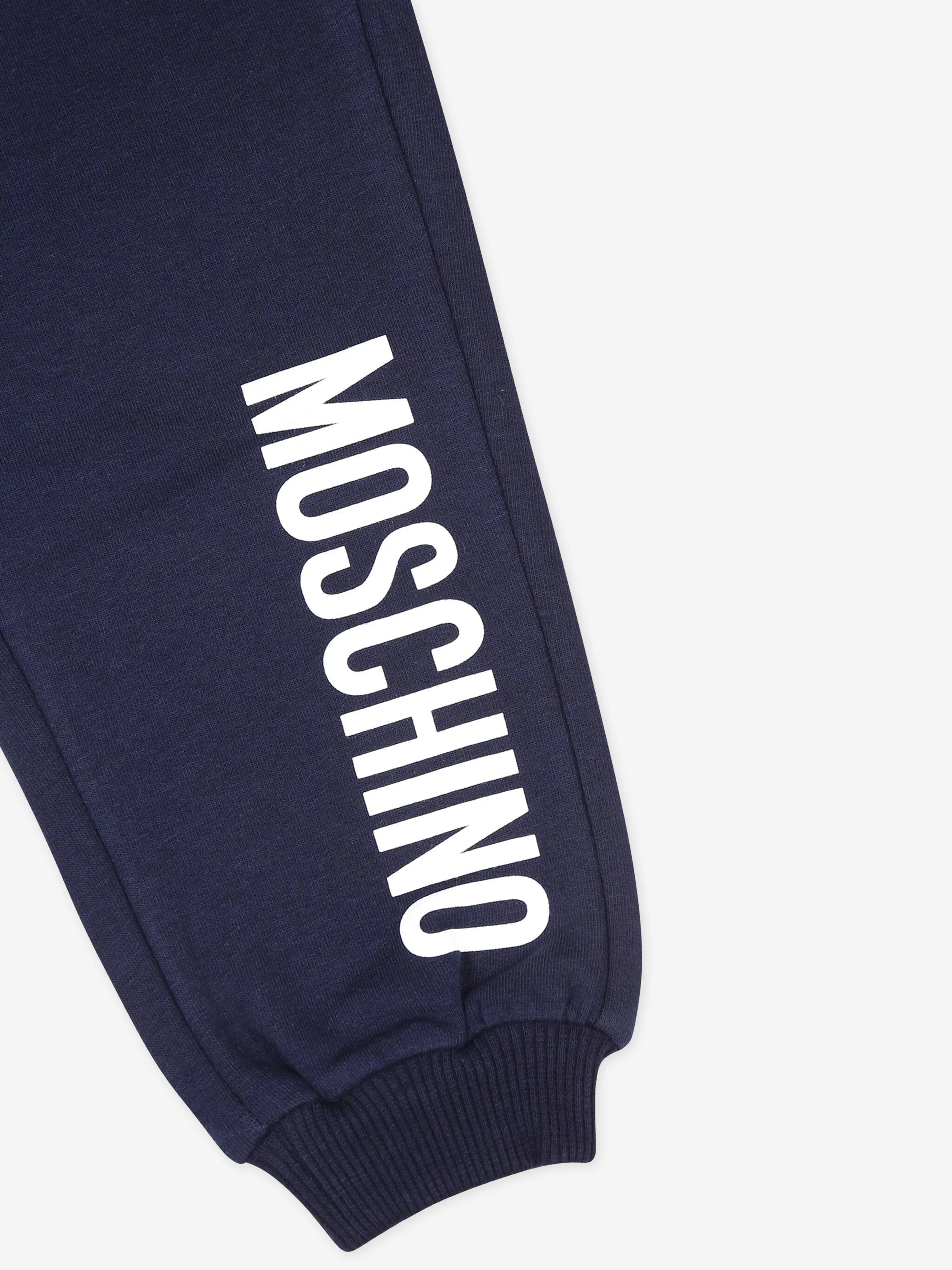 Moschino Baby Logo Joggerhose in Marineblau
