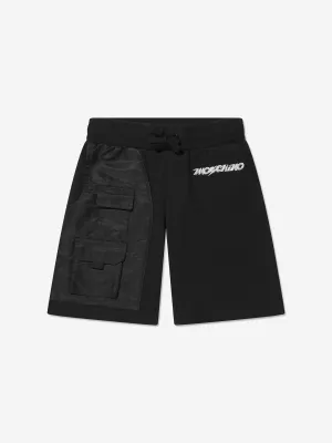 Moschino Jungen-Hosentaschen Shorts in Schwarz