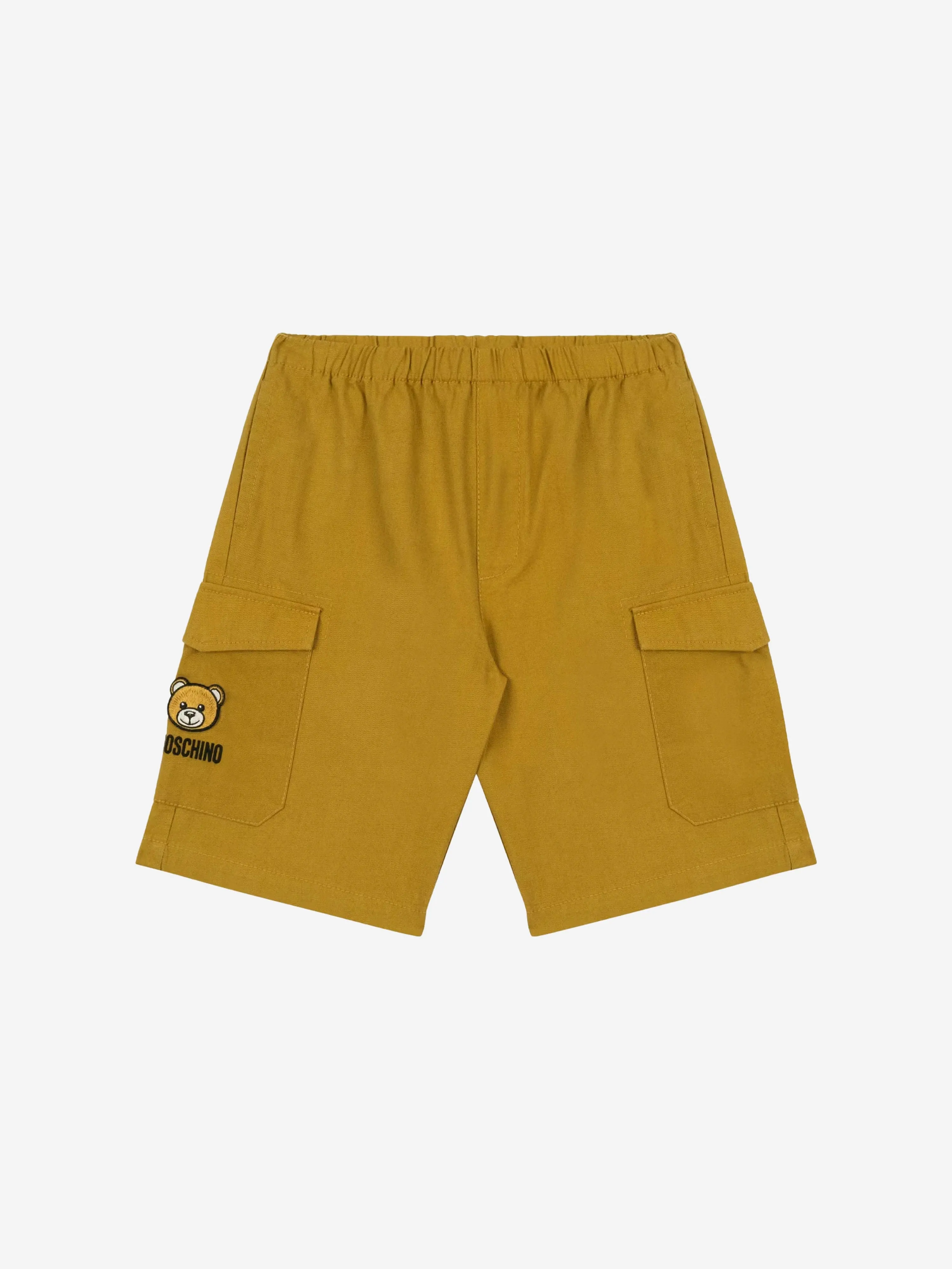 Moschino Jungen Teddy Cargo Shorts in Braun