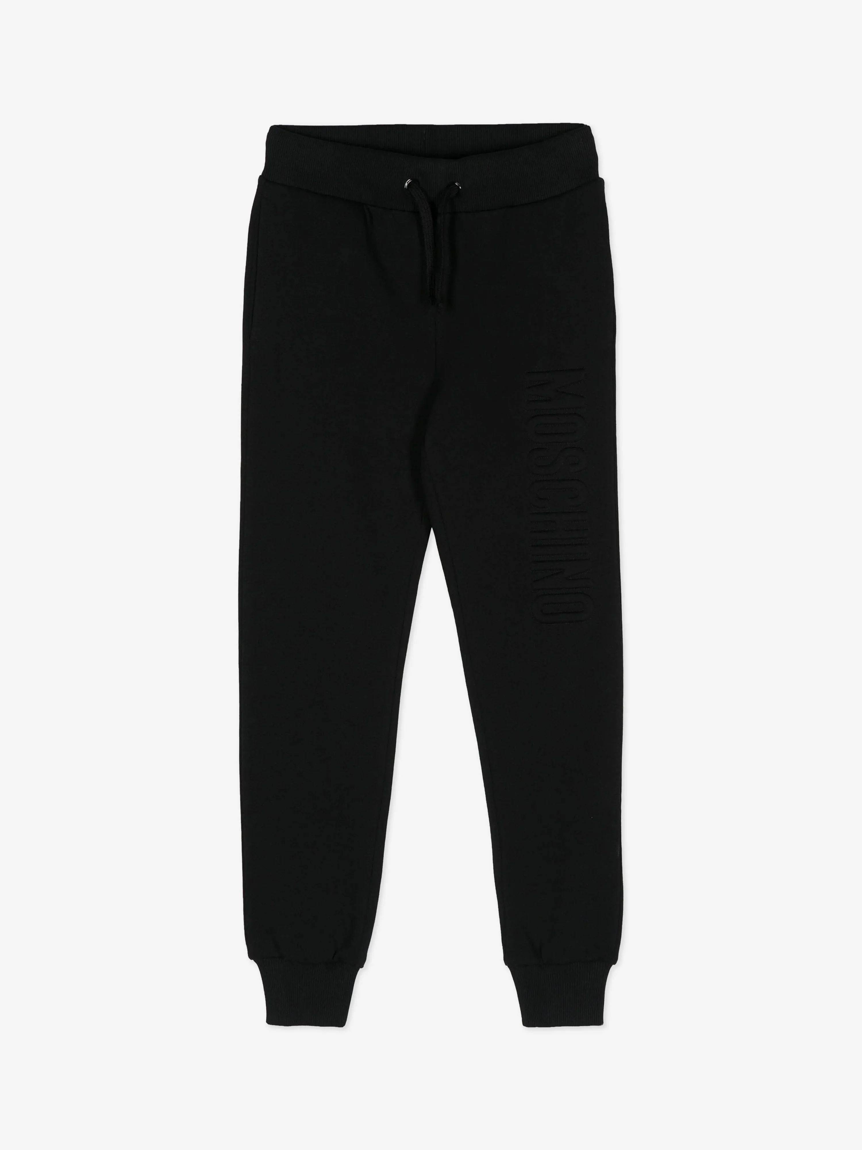 Moschino Kids Logo Jogginghose in Schwarz