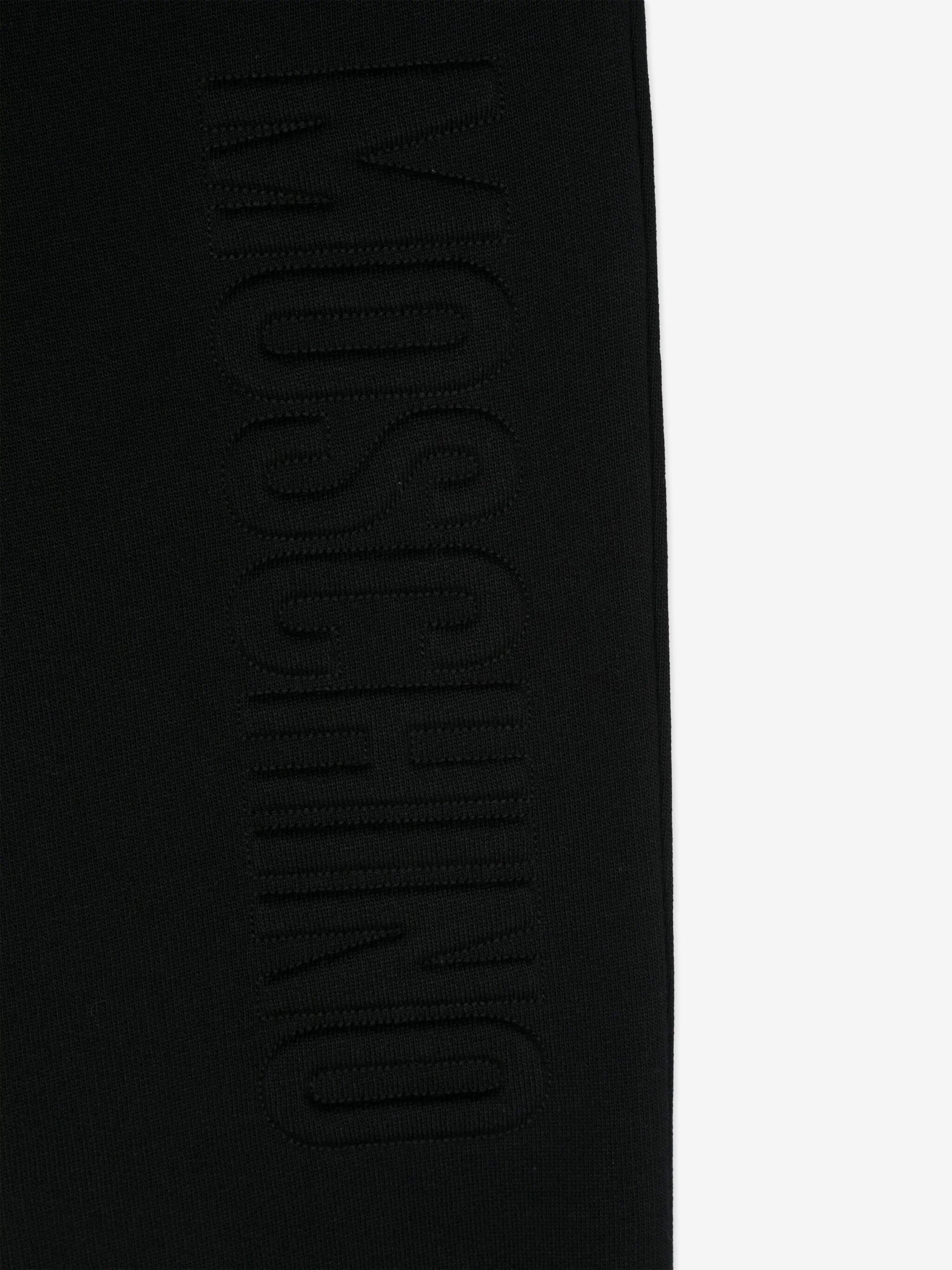 Moschino Kids Logo Jogginghose in Schwarz