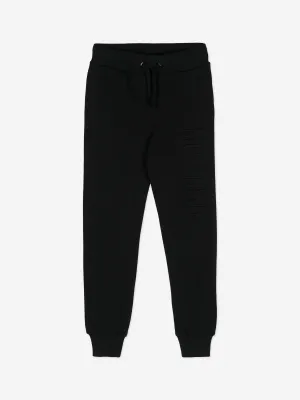 Moschino Kids Logo Jogginghose in Schwarz