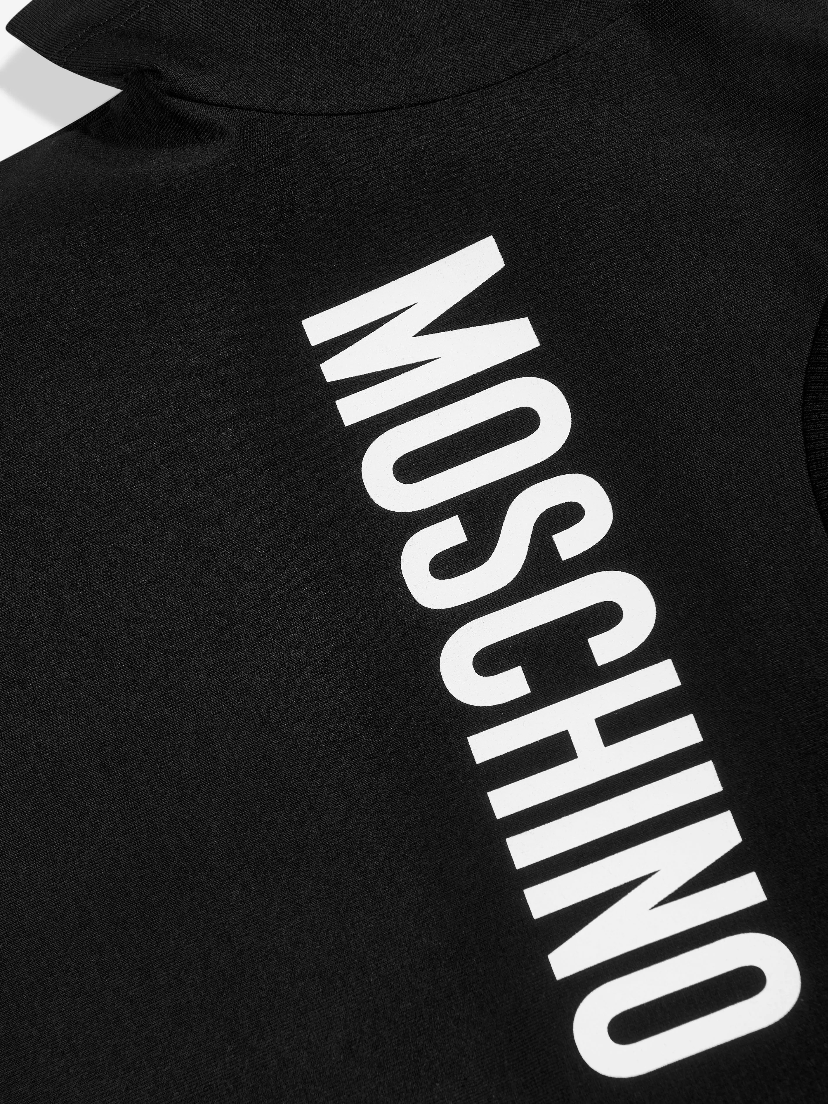 Moschino Kids Logo T-Shirt in Schwarz
