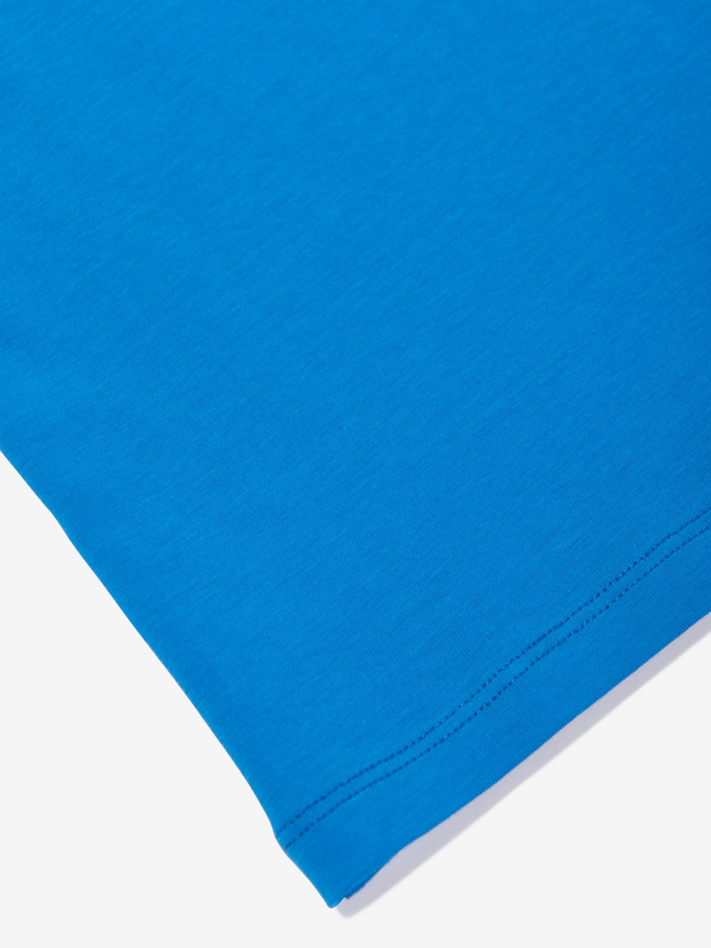 Moschino Kids Logo T-Shirt in Blau