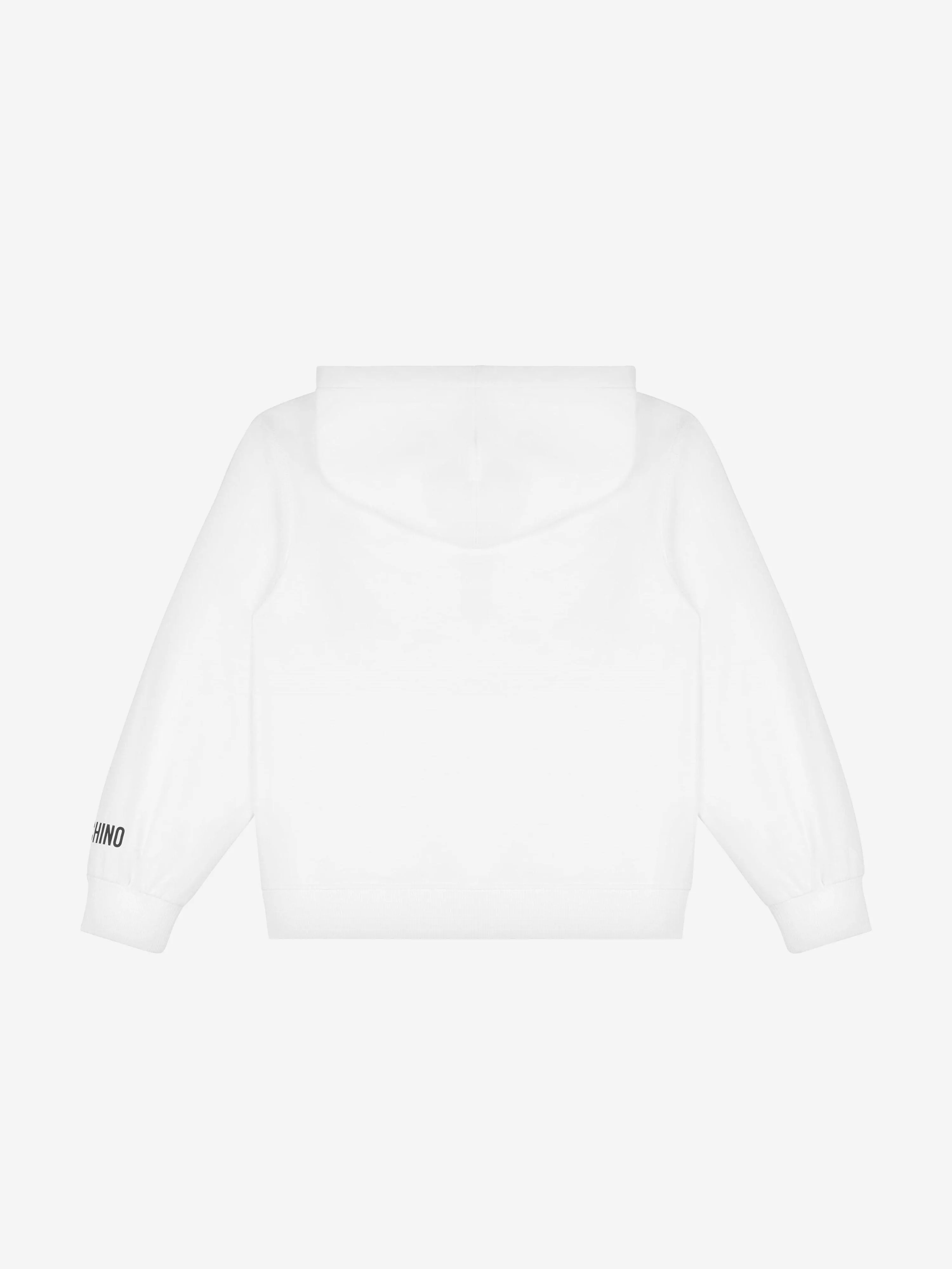 Moschino Kids Love Hoodie in Weiß