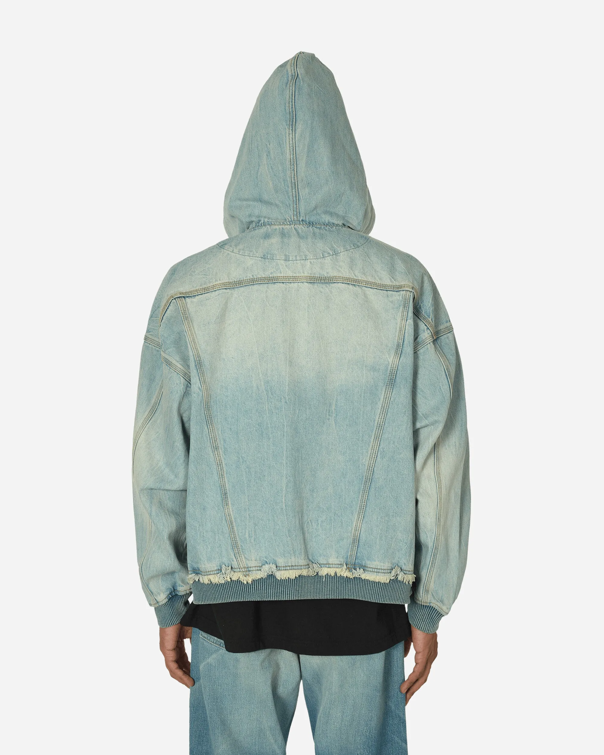 Moses Bomber Hoodie Vintage Blau