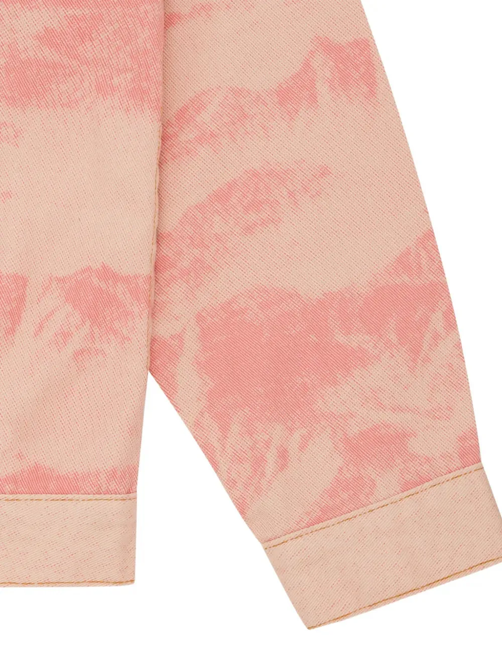 Mountain-Print Denim Jacket