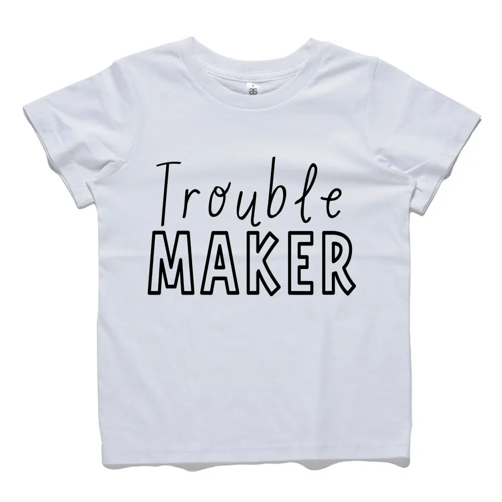MRK Basics Cool Kid Slogans White Tee