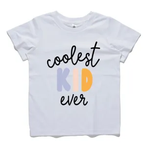 MRK Basics Cool Kid Slogans White Tee girls pajamas promo