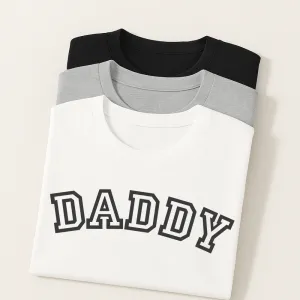 MRK Basics Daddy Varsity Maxi Logo 3 Pack Tees dad bod shirts discount