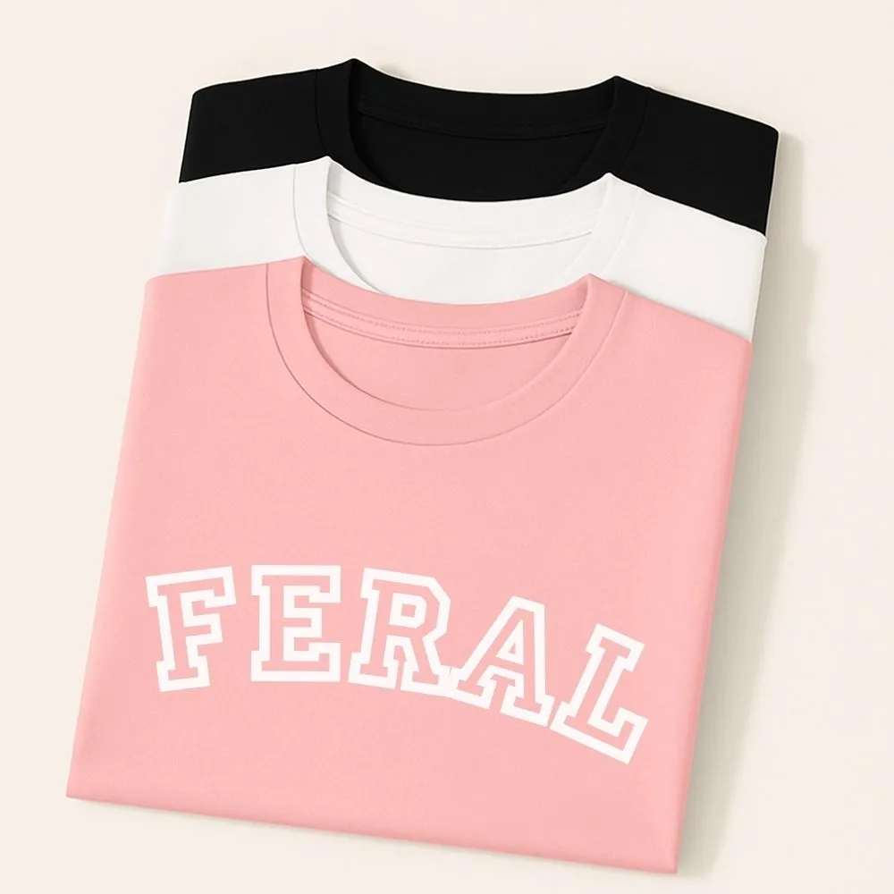 MRK Basics Feral 3 Pack T-Shirts girls pajamas promo