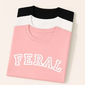 MRK Basics Feral 3 Pack T-Shirts girls pajamas promo