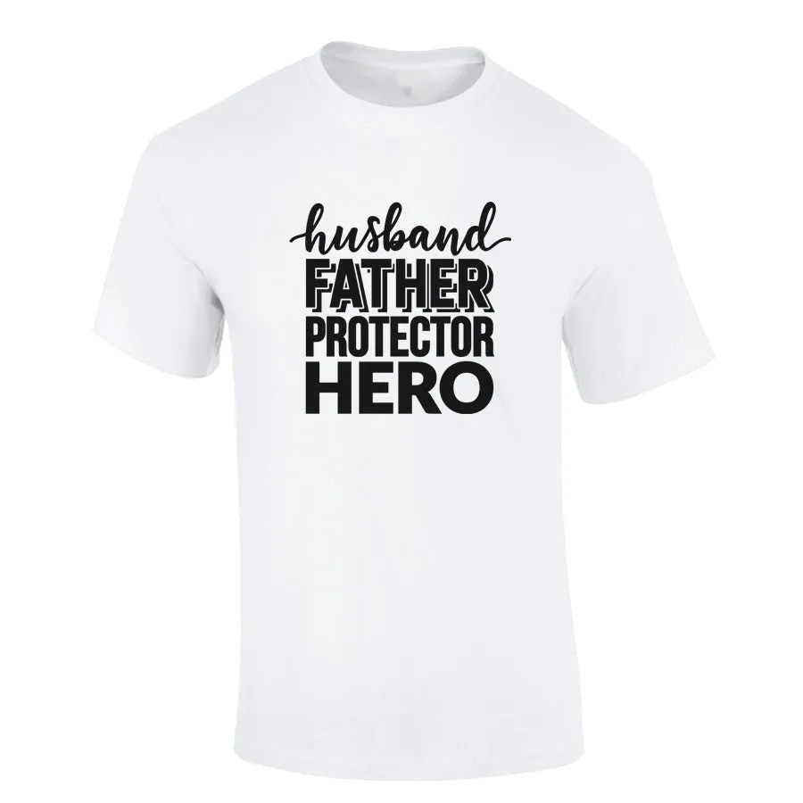 MRK Basics Funny Dad Slogans White Tee