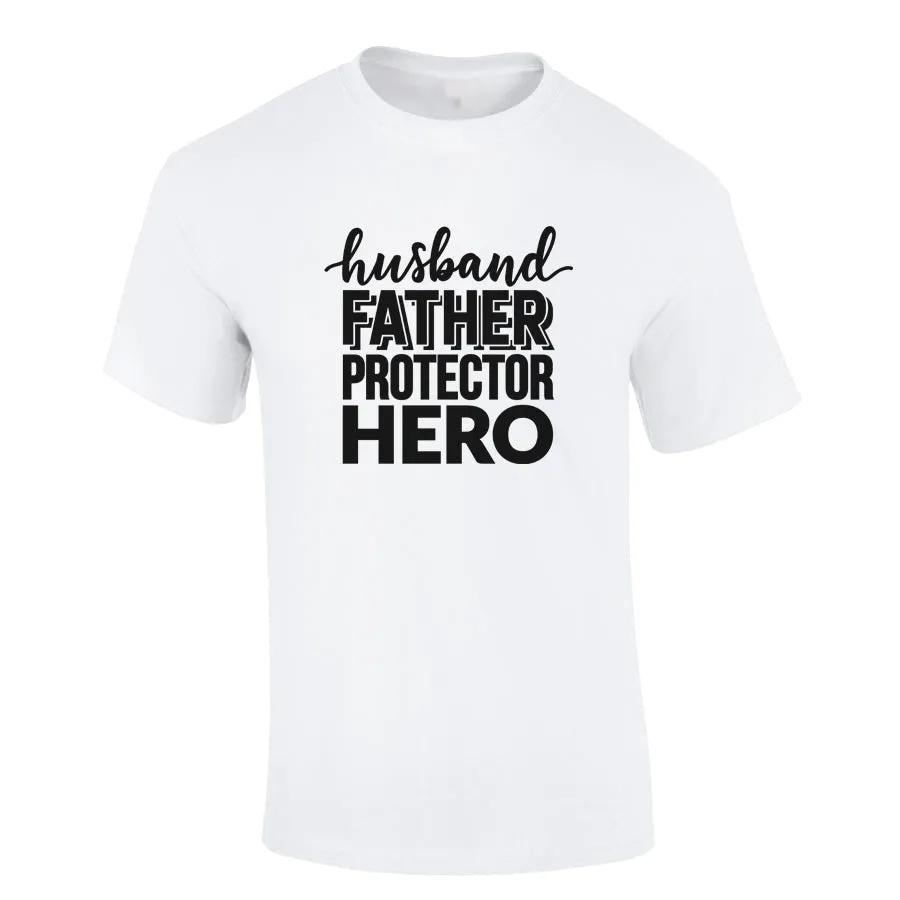 MRK Basics Funny Dad Slogans White Tee