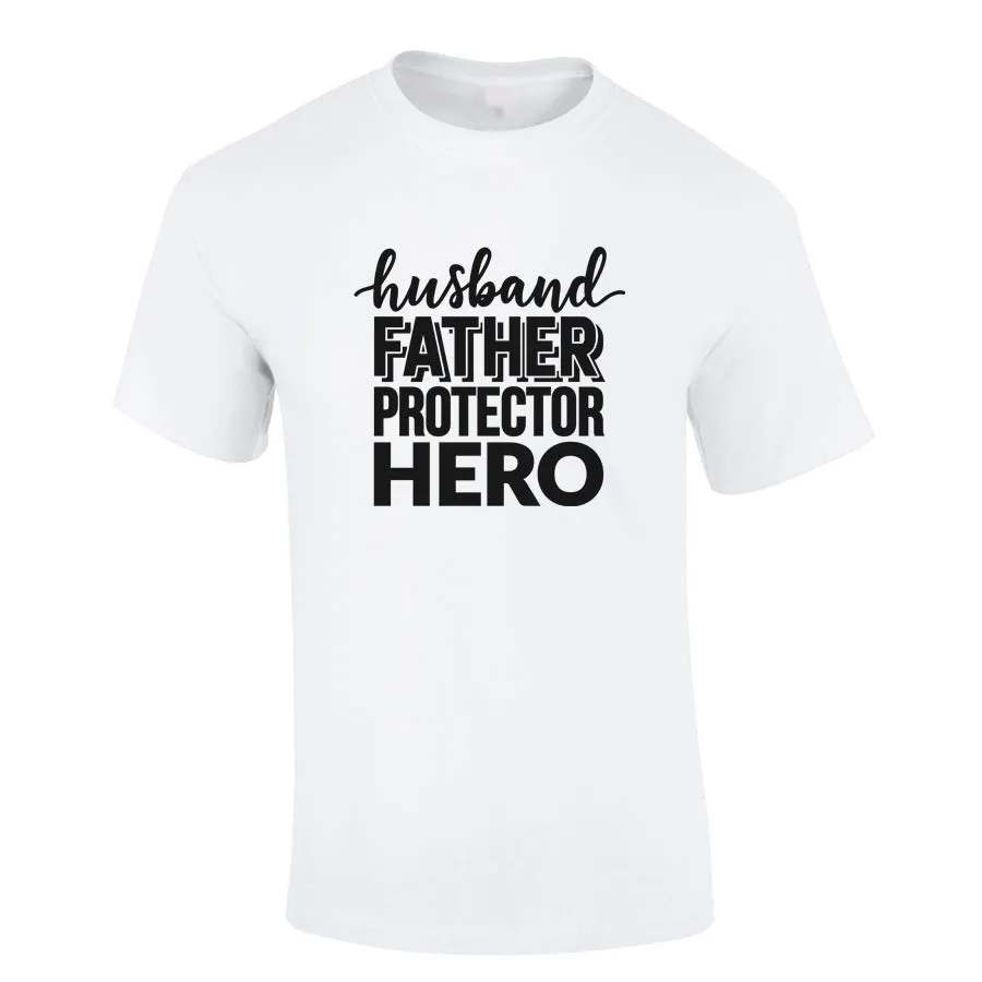 MRK Basics Funny Dad Slogans White Tee