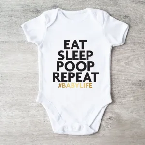 MRK Basics Funny Slogans White Baby Vest cheap baby clothes online