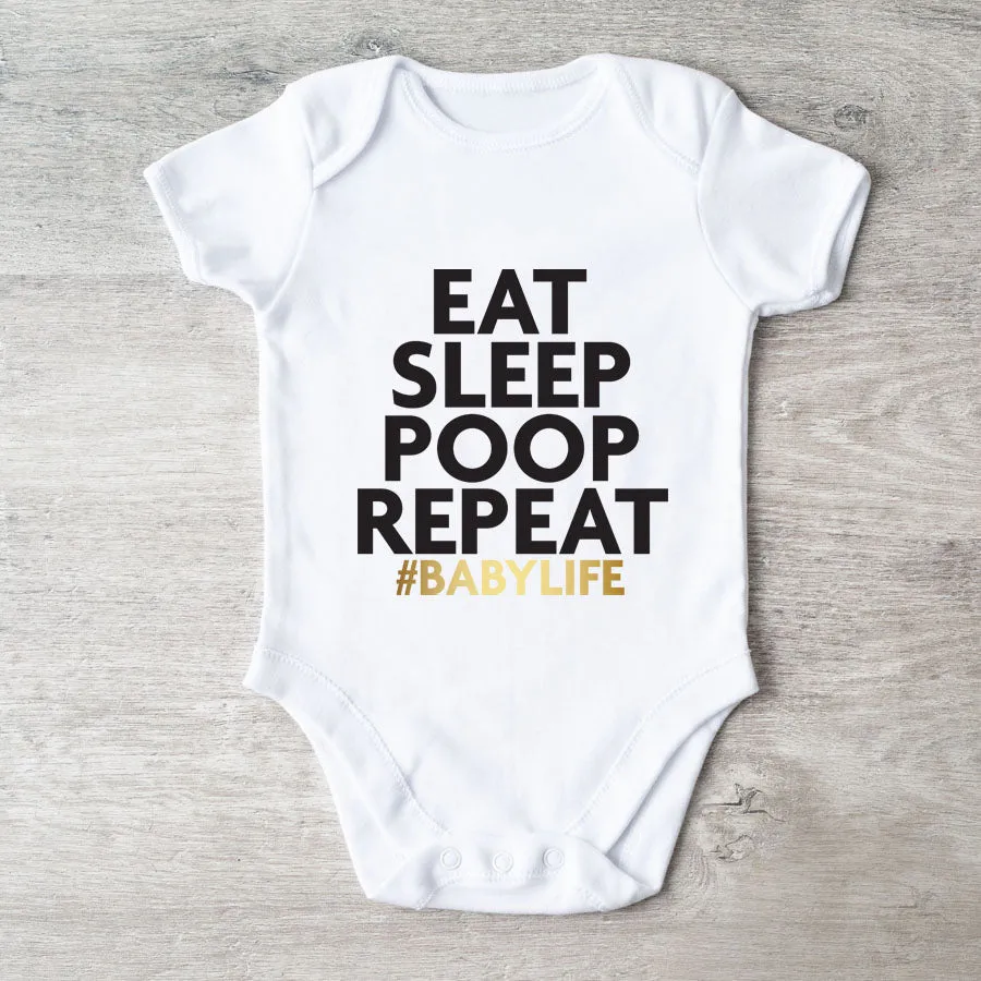 MRK Basics Funny Slogans White Baby Vest cheap baby clothes online