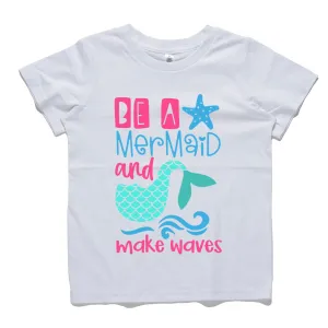 MRK Basics Summer Slogans White Tee girls pajamas promo